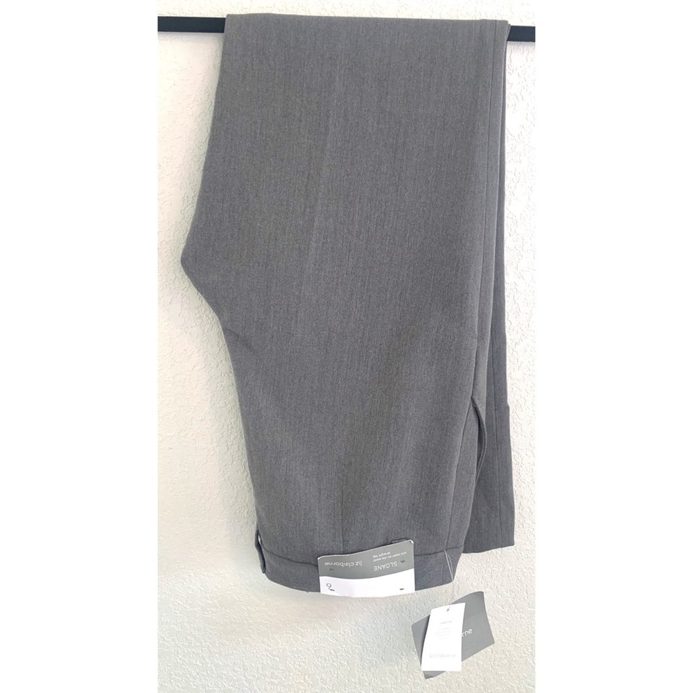 Liz Claiborne NWT gray trousers size 6